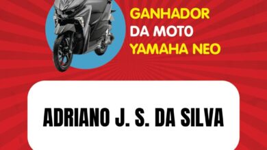 Ganhador da Moto